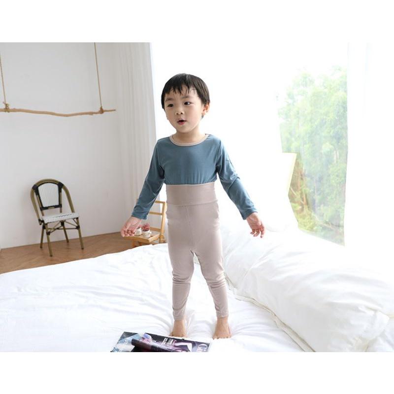 Bộ Đồ Dài Tay Cạp Cao Thun Lạnh MINKYMOM QUẢNG CHÂU 2021