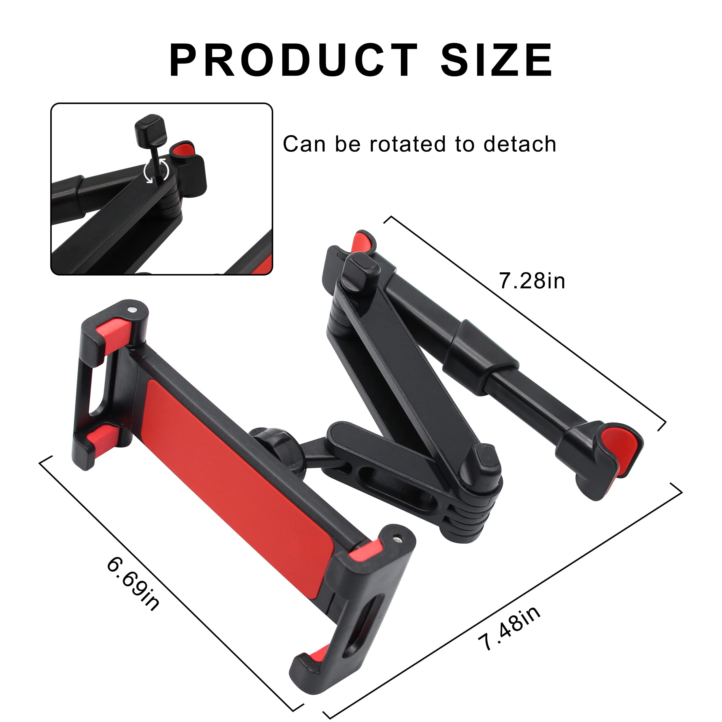 Giá đỡ máy tính bảng sau ghế ô tô 4.7 -10.5 inch MaxLancer Car Headrest Mount