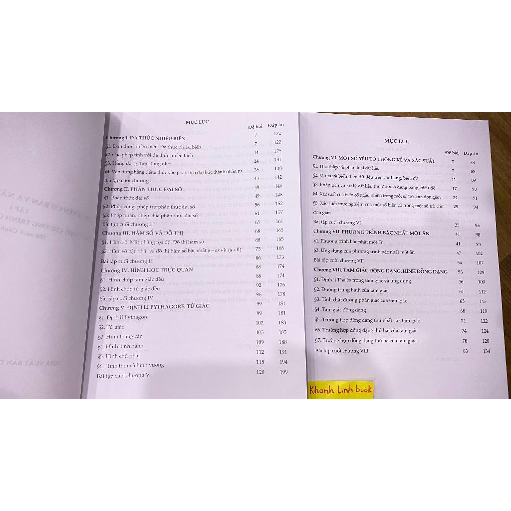 Sách - Combo Ôn luyện cơ bản và nâng cao Toán 8 Tập 1 + 2 (Bám sát SGK Cánh Diều)