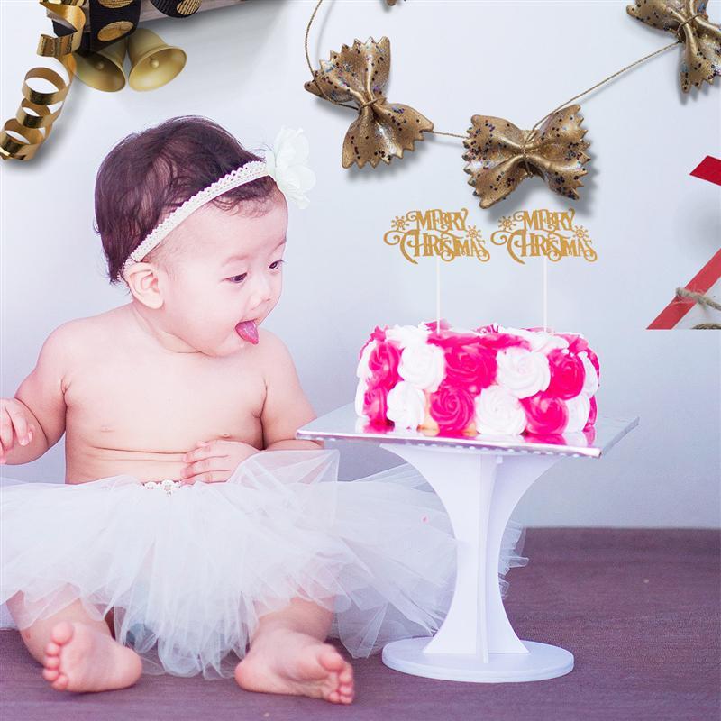 Que Cắm Trang Trí Bánh Kem Hình Chữ Merry Christmas