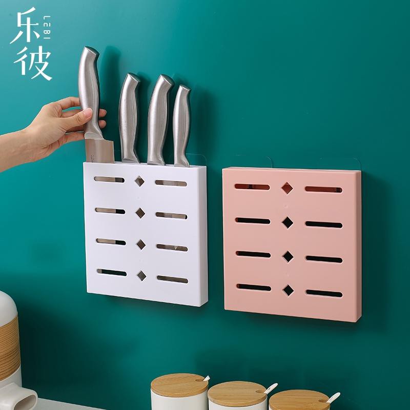 Kệ dán tường đựng dao kéo 3 ngăn - giao ngẫu nhiên - 1 cái