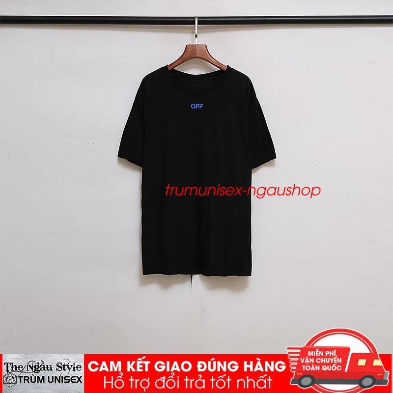 Áo thun OFF WHITE mới form rộng tay lửng nam nữ hàn quốc in chất lượng aothununisex