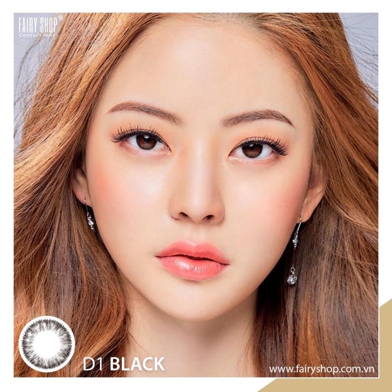 D1 black Kính Áp Tròng FAIRY SHOP CONTACT LENS