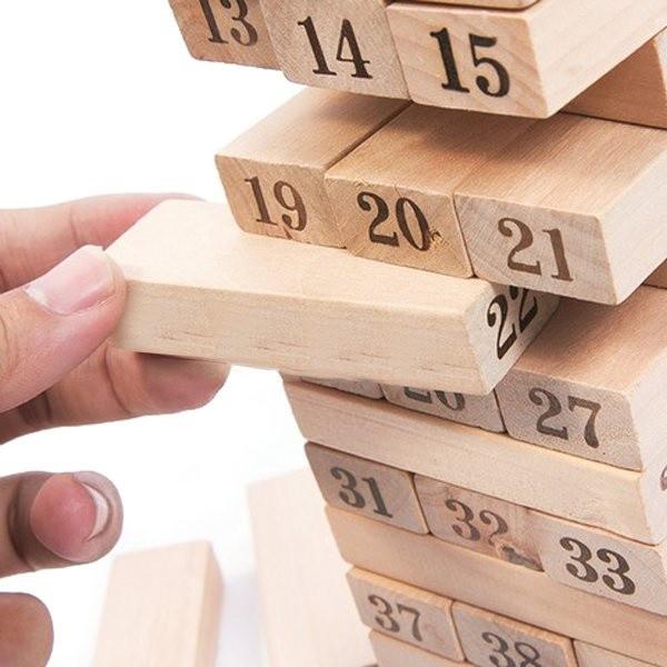 BỘ ĐỒ CHƠI RÚT GỖ GIẢI TRÍ 54 THANH