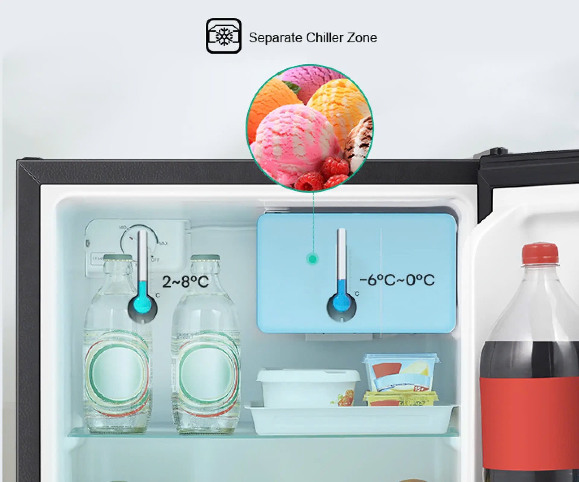 Tủ lạnh Mini Bar Hisense 45 Lít HR05DB tiết kiệm điện, thiết kế gọn nhẹ, bảo hành 24 tháng - HÀNG CHÍNH HÃNG