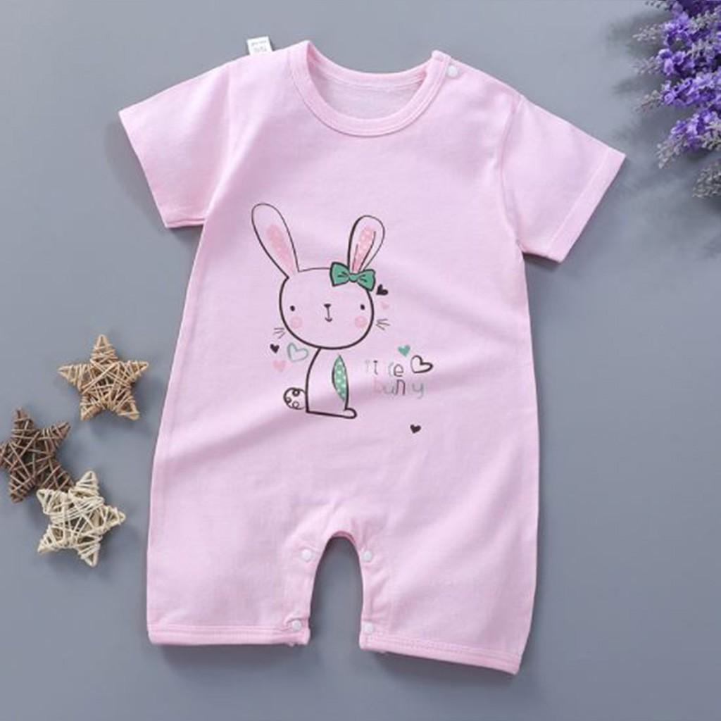 Body đùi cho bé trai gái sơ sinh Mẫu Mới bodysuit cho bé cộc tay mát mịn họa tiết đáng yêu từ 3-12kg - BDC20