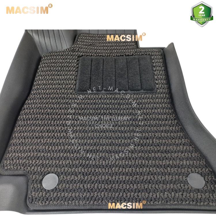 Thảm lót sàn ô tô 2 lớp cao cấp dành cho xe Mercedes Benz C new 2021+ nhãn hiệu Macsim 3w
