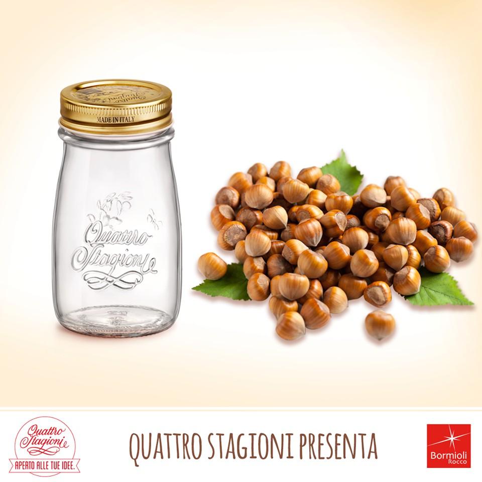 Chai thủy tinh đựng sữa hạt, nước ép - Quattro 200ml (Bormioli Rocco) - Hàng nhập khẩu