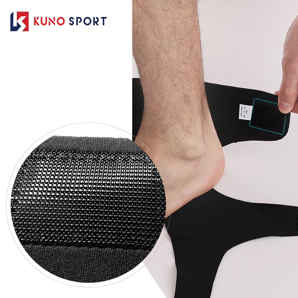 Băng Quấn Bảo Vệ Cổ Chân Mắt Cá Chân KUNO SPORT Đai Bảo Vệ Cổ Chân Đá Bóng Chơi Thể Thao Chạy Bộ