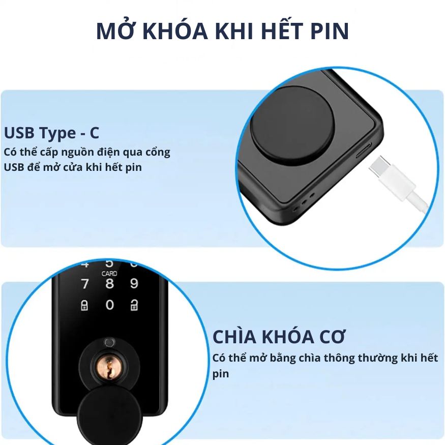 Khóa Cửa Thông Minh Kachi MK44 – Mở Khóa App Tuya + Vân tay + Chìa khóa + Thẻ từ + Mã số - hàng chính hãng