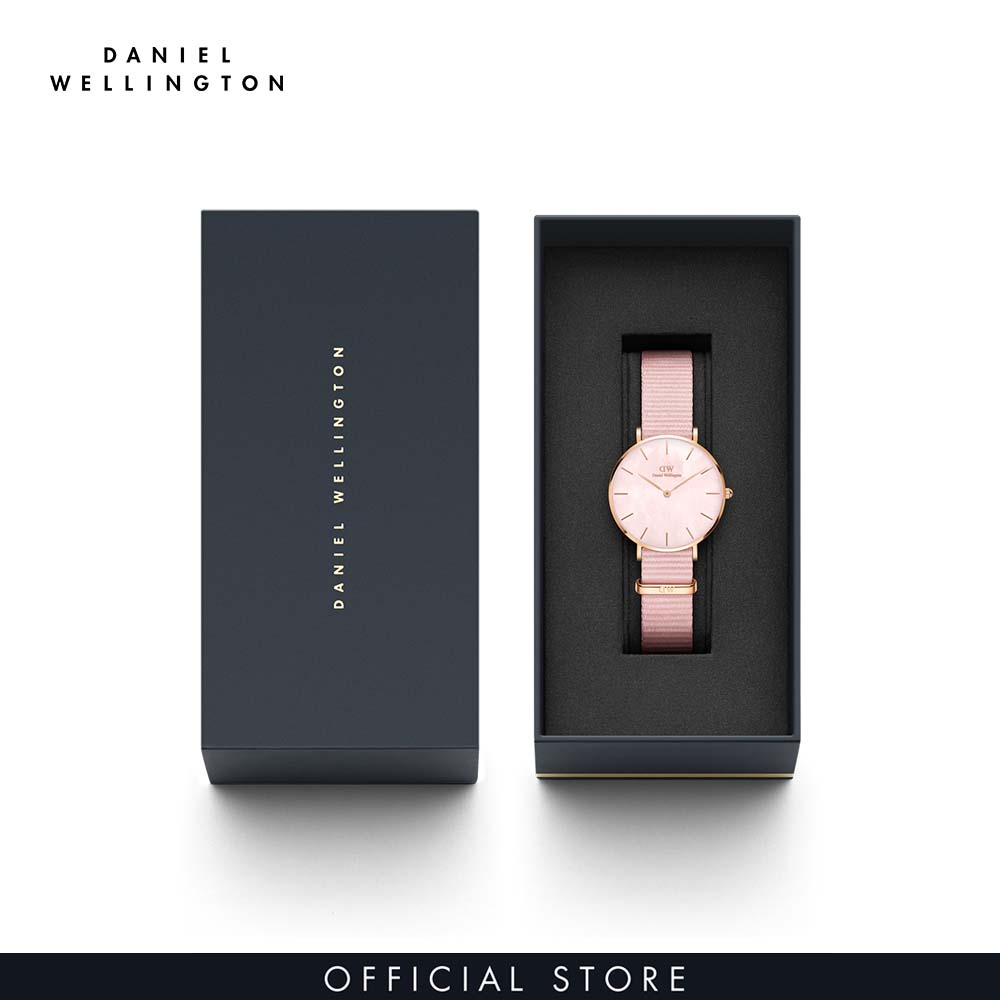 Đồng hồ Nữ Daniel Wellington dây Vải tổng hợp - Petite Coral 32 mm DW00100515