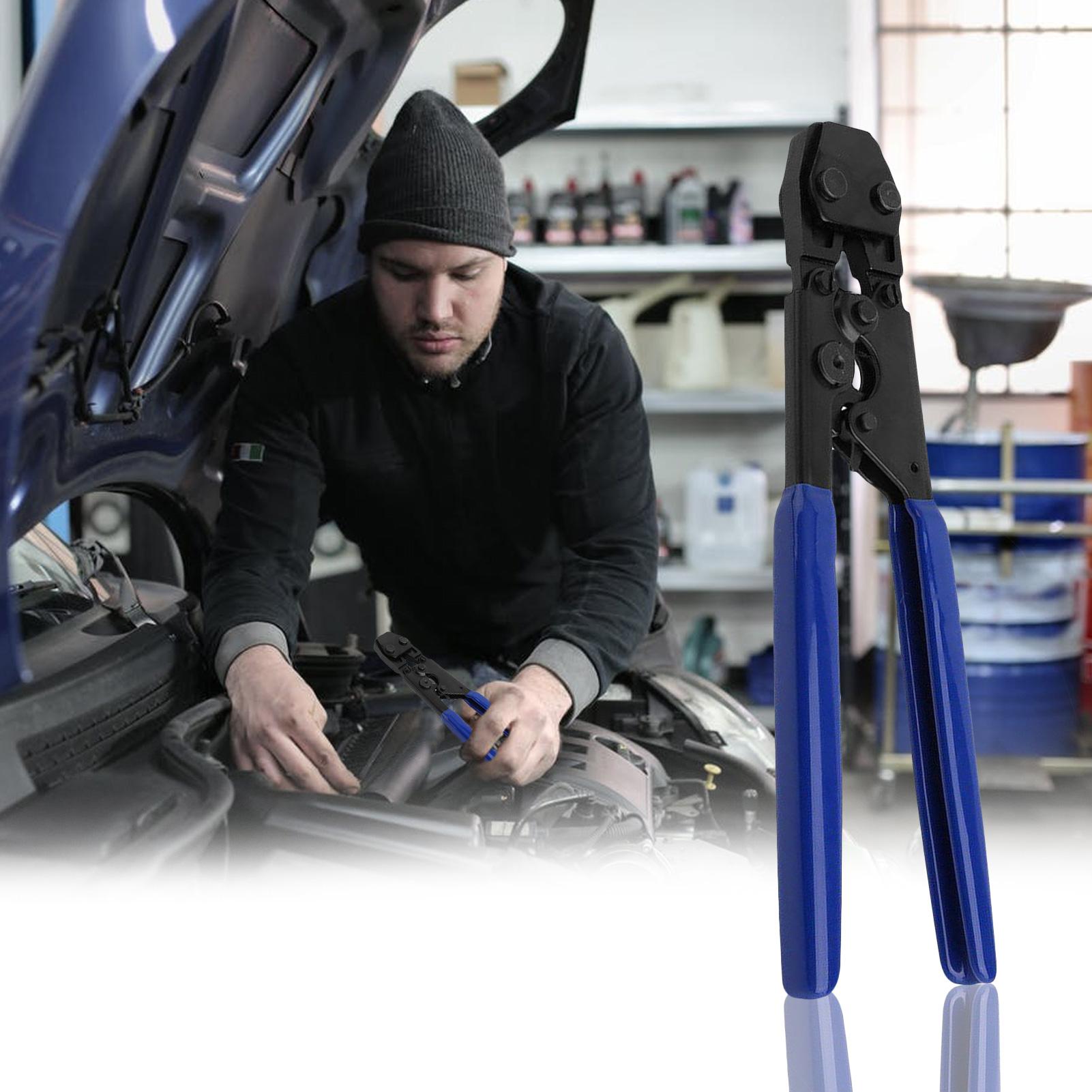 PEX Cinch Crimp Crimper Crimping Tool for Hose Clamps Sizes from 3/8'' to 1''