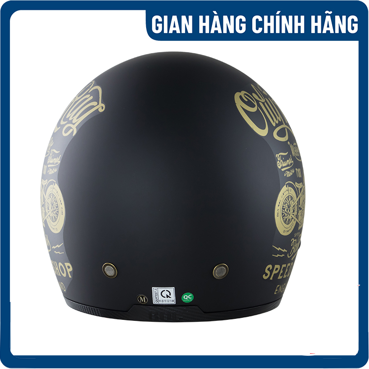 Nón bảo hiểm 3/4 (Openface) Royal M139 Tem V5 