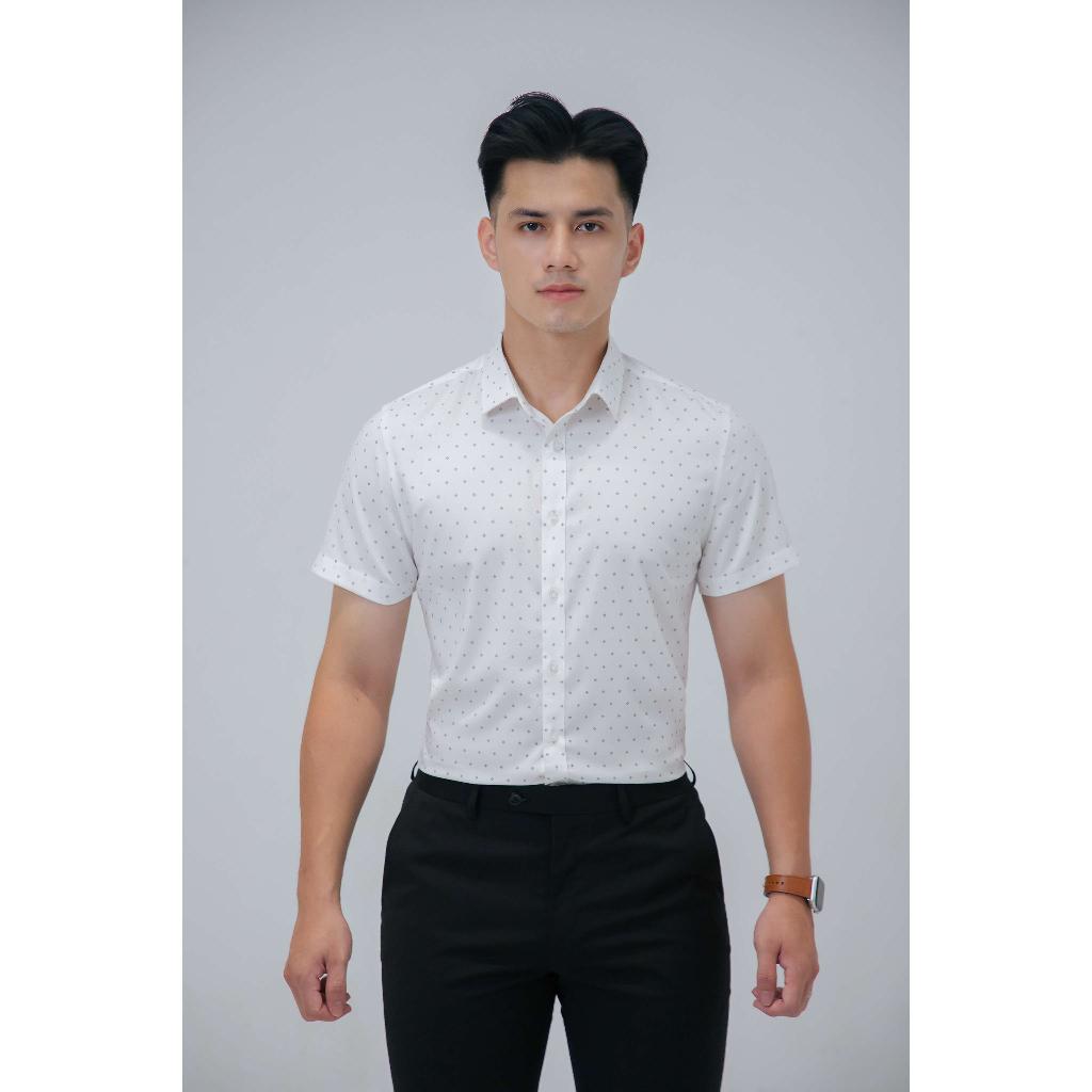 Áo Sơ Mi Nam Cộc Tay Slimfit GENEROS AH320   010123218MF