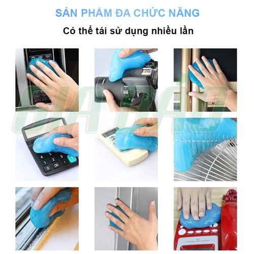 Gel silicone làm sạch nội thất ô tô - miếng bùn dẻo vệ sinh đa năng