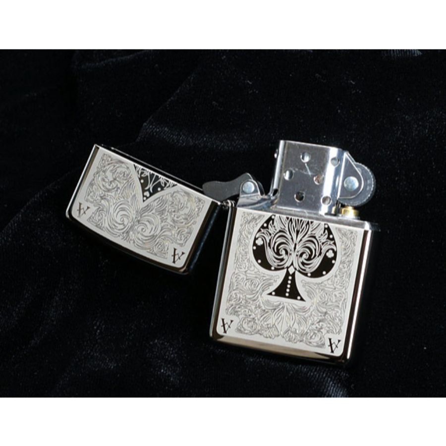 Bật Lửa Zippo 28323 – Zippo Ace Filigree Black Ice