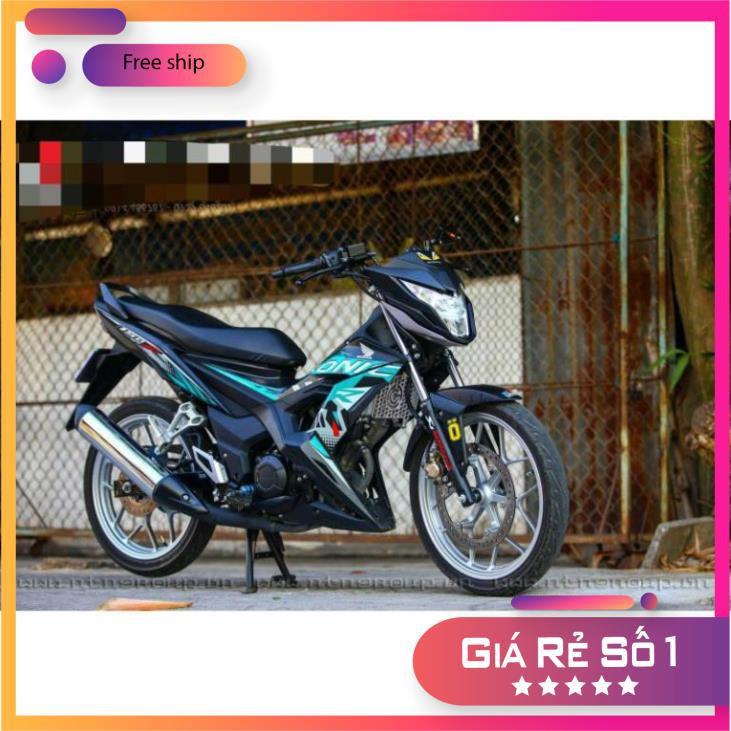 Tem rời dành cho xe SONIC 150 ĐEN XANH