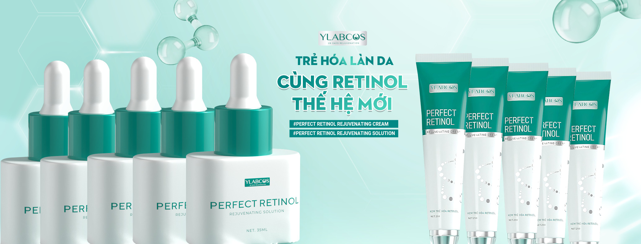 Combo Trẻ Hóa Da Retinol Ylabcos 60ML