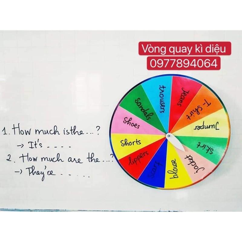 Giáo cụ dạy học : Vòng quay kì diệu magic wheel Size 40cm ,đồ dùng dạy học hấp dẫn