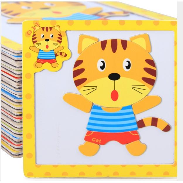 Đồ chơi tranh xếp hình nam châm - Đồ chơi giáo dục thông minh cho bé