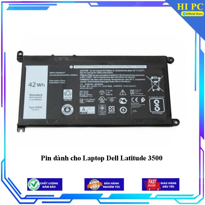 Pin dành cho Laptop Dell Latitude 3500 - Hàng Nhập Khẩu