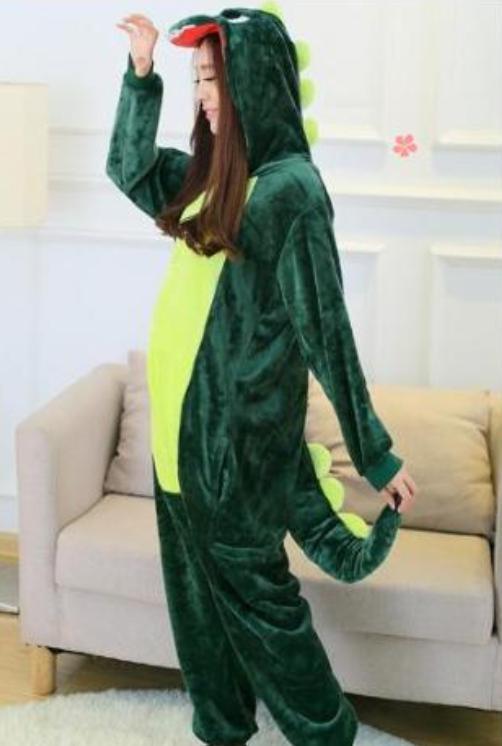 Bộ đồ liền thân hình thú Cá Sấu  xanh