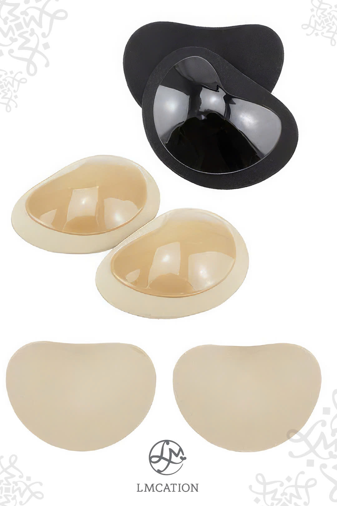 Miếng Dán Độn Ngực Hình Trái Tim LMcation. Giao hàng hỏa tốc