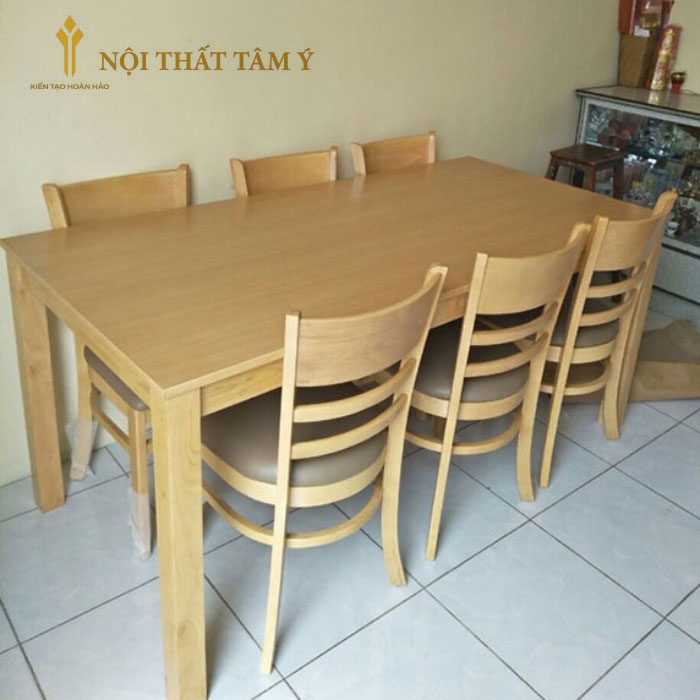 Bộ bàn Cabin 1m6 và 6 ghế