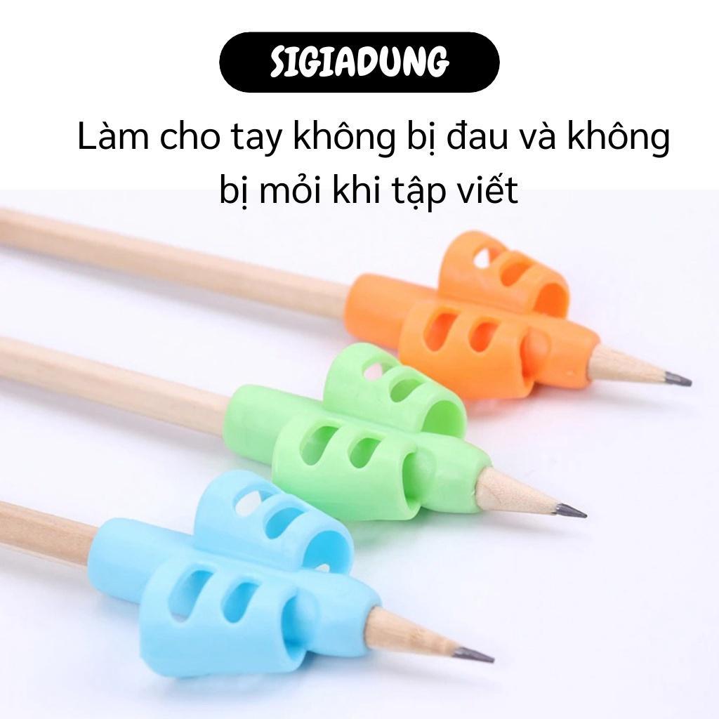 Đệm Bút Tập Viết - Hộp 3 Dụng Cụ Xỏ Ngón Cầm Bút Silicone Chỉnh Tư Thế Đúng 7947