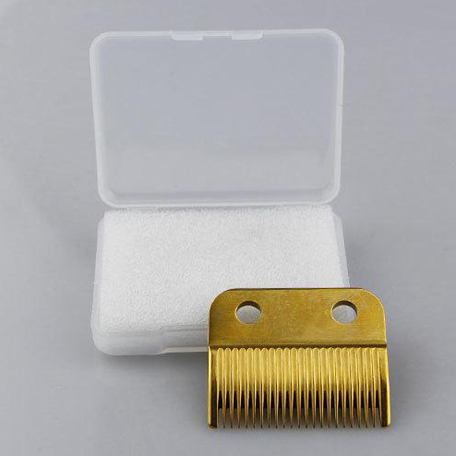 Stagger Tooth Mens Hair Clipper Trimmer Stainless Steel Cutter Head for Wahl 8504 Anti-rust and corrosion resistant