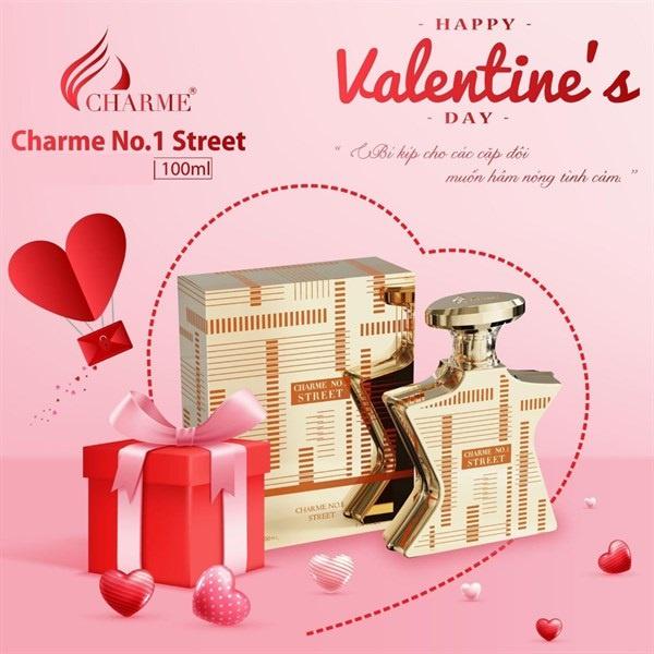 Nước hoa unisex cao cấp, Charme Street, mang đến hình tượng tự do, hiện đại, tạo nên phong cách riêng, 100ml