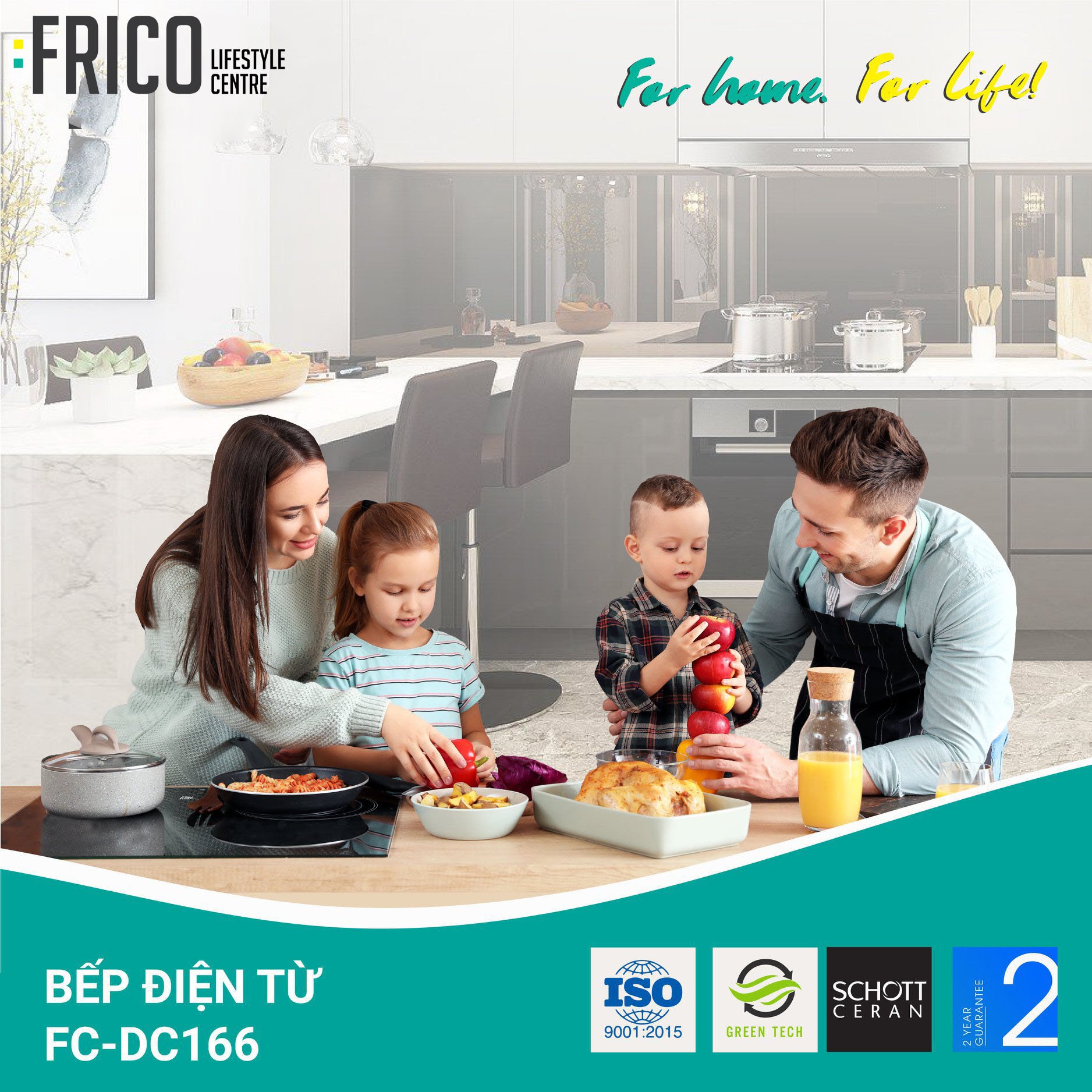 Bếp điện từ FRICO FC-DC166 - Hàng Nhập Khẩu