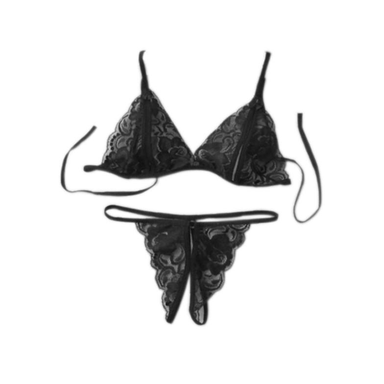 Sét áo ngực 2 dây & quần lót nữ thêu ren