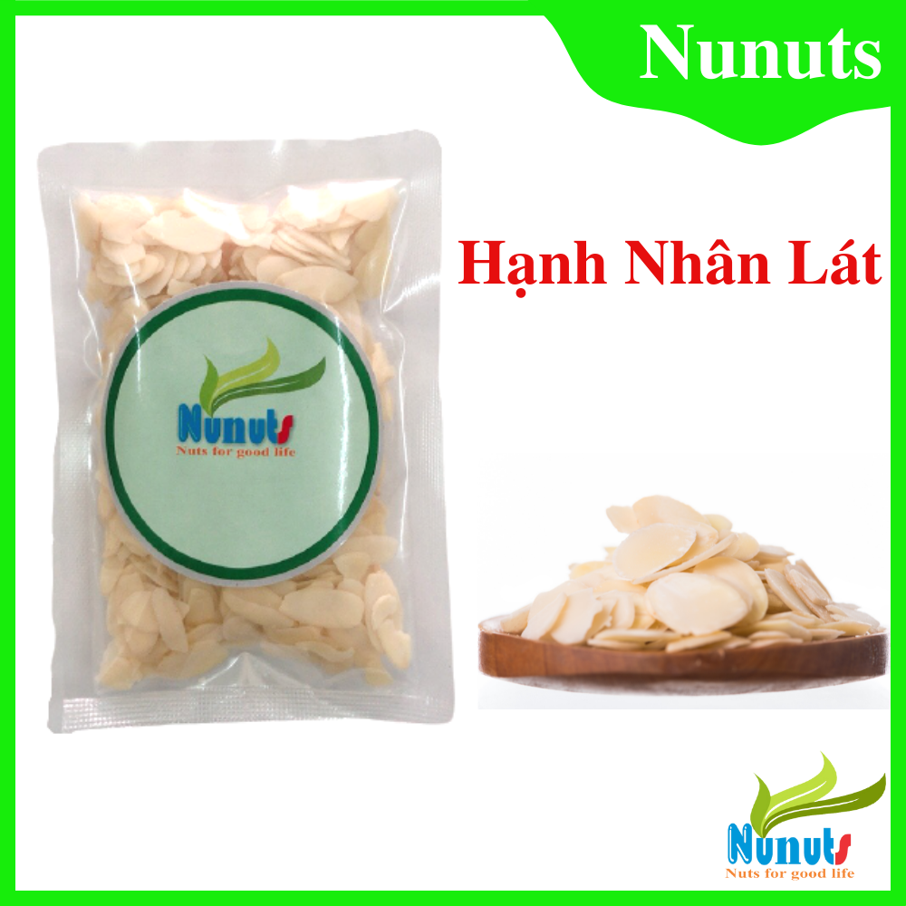 Hạnh nhân cắt lát mỏng Mỹ, dùng làm bánh Nunuts ( có nhiều lựa chọn)