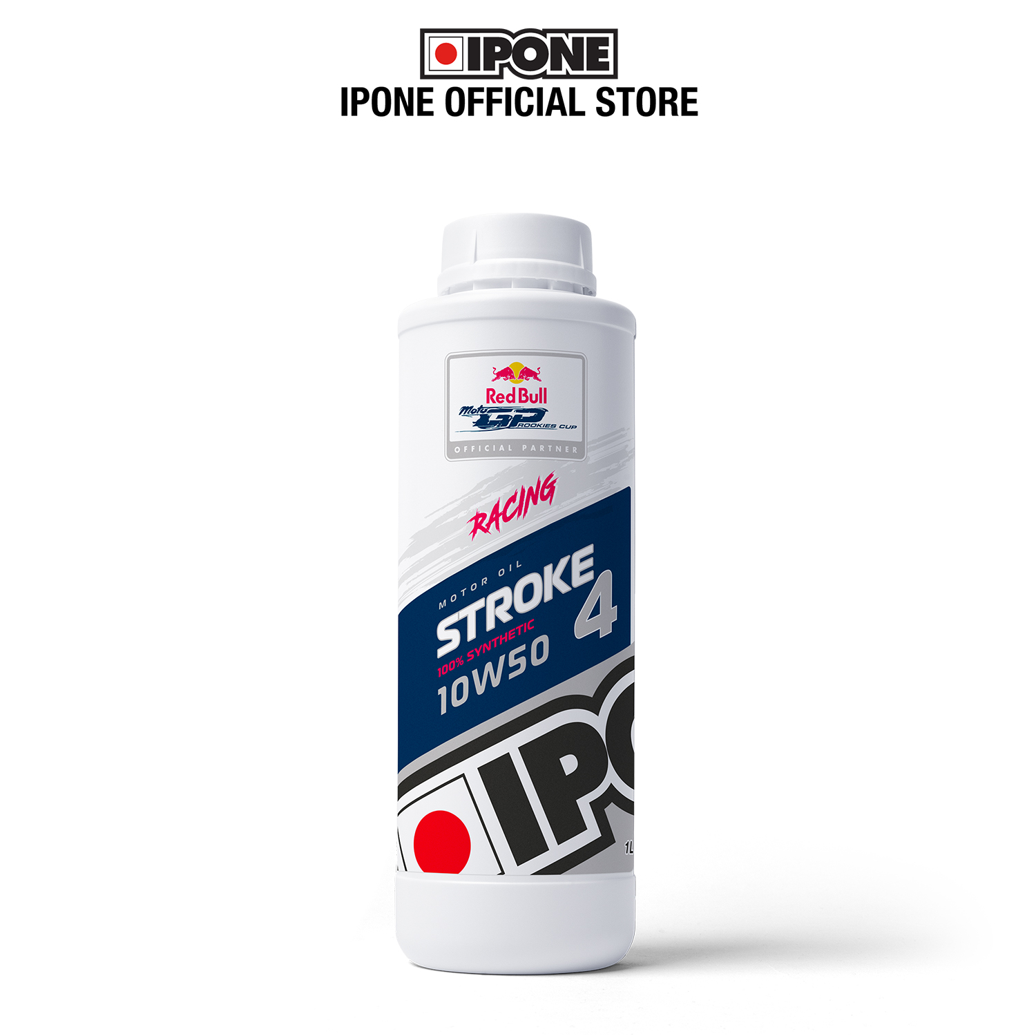 Nhớt Xe Đua Tổng Hợp 4T Ipone Stroke 4 Racing 10W-50 (1L) - Hàng Chính Hãng