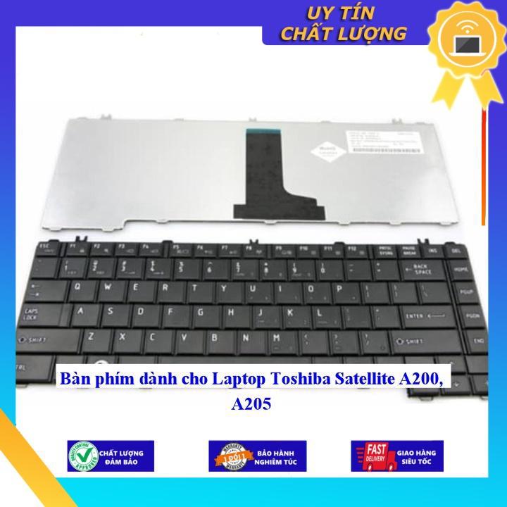 Bàn phím dùng cho Laptop Toshiba Satellite A200 A205 - Hàng Nhập Khẩu New Seal