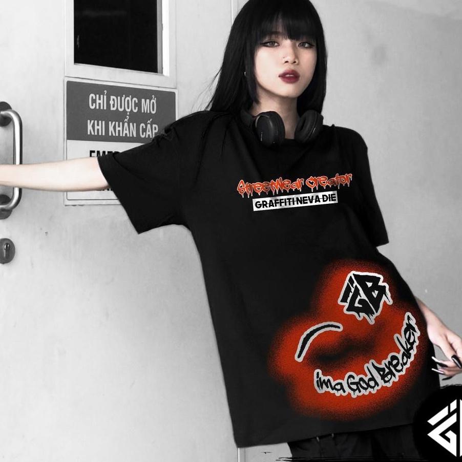 Áo Thun Đường Phố Mặt Cười iMA God Breaker