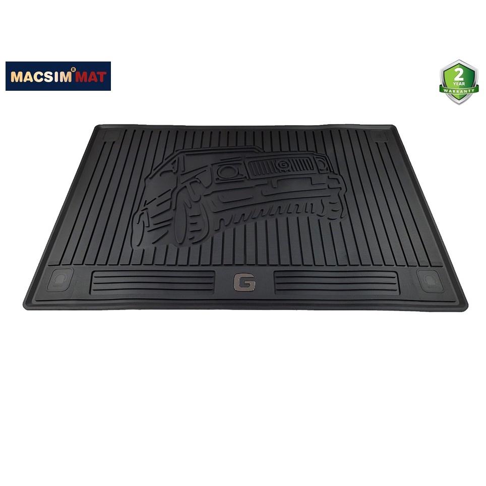 Thảm lót cốp xe ô tô Mercedes ben G nhãn hiệu Macsim 3W chất liệu TPE cao cấp màu đen