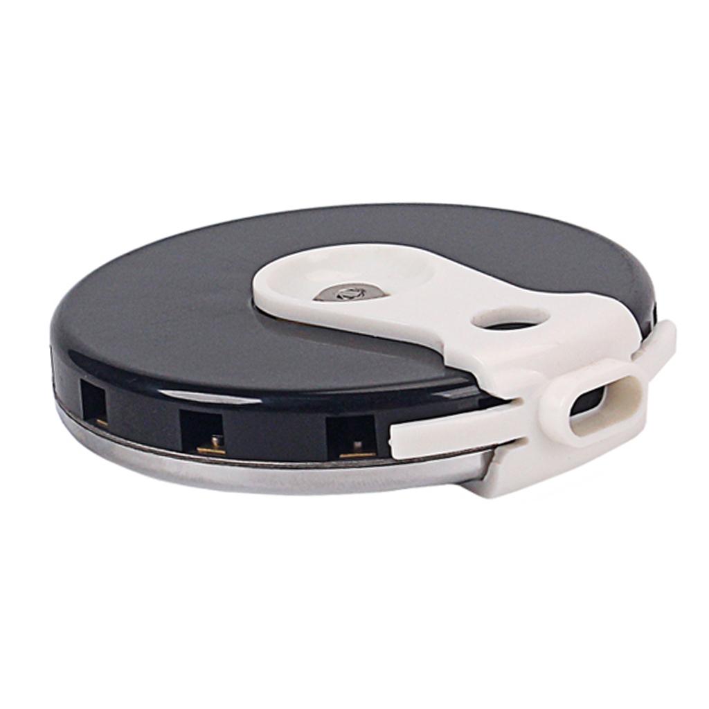 Violins Chromatic 13 Pitch Pipe Tuner with Case, Silver