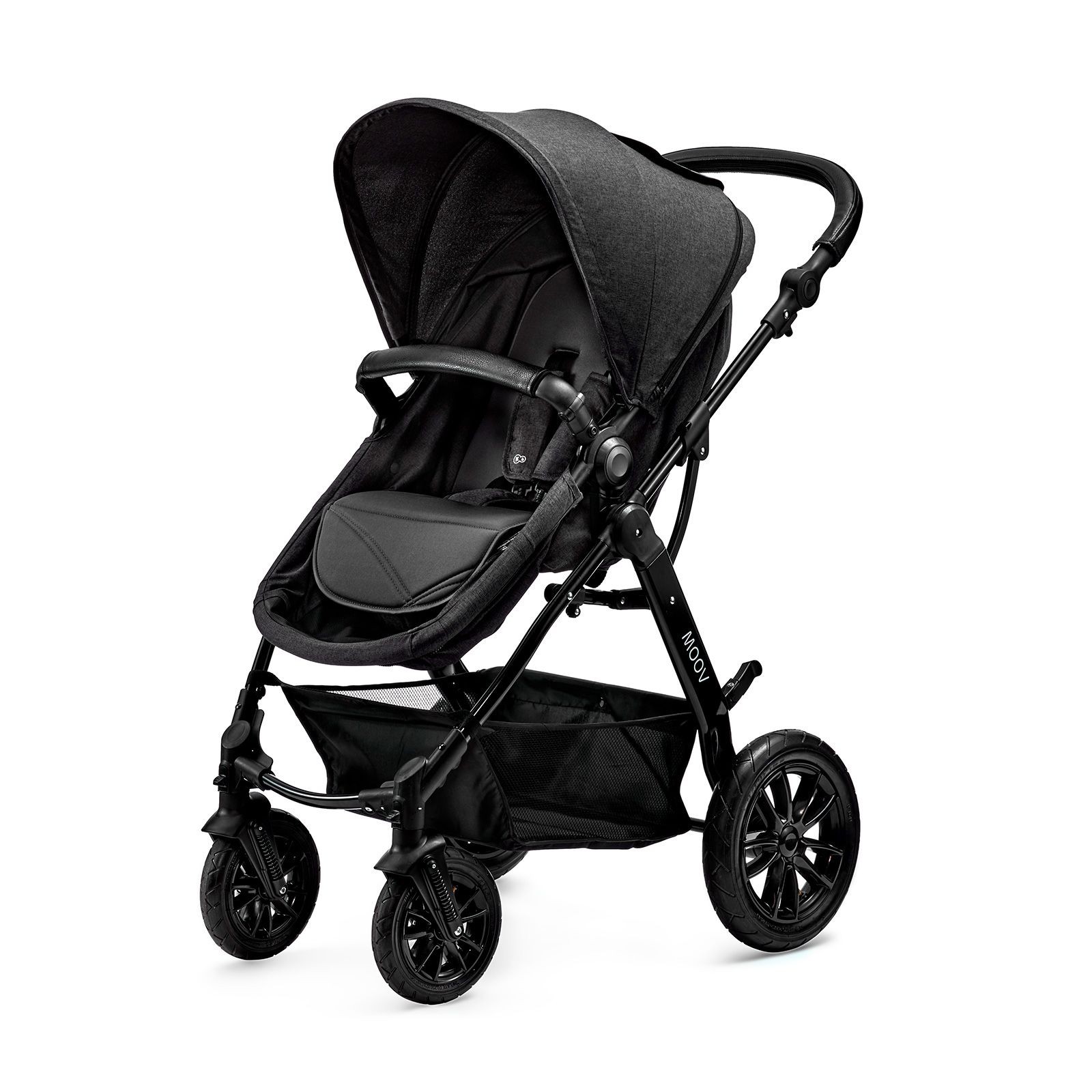 Bộ xe đẩy Kinderkraft MOOV3in1 cho bé từ 0 tháng tuổi đến 22kg  - Gồm xe đẩy, xe nôi và ghế ngồi ô tô - Hàng chính hãng
