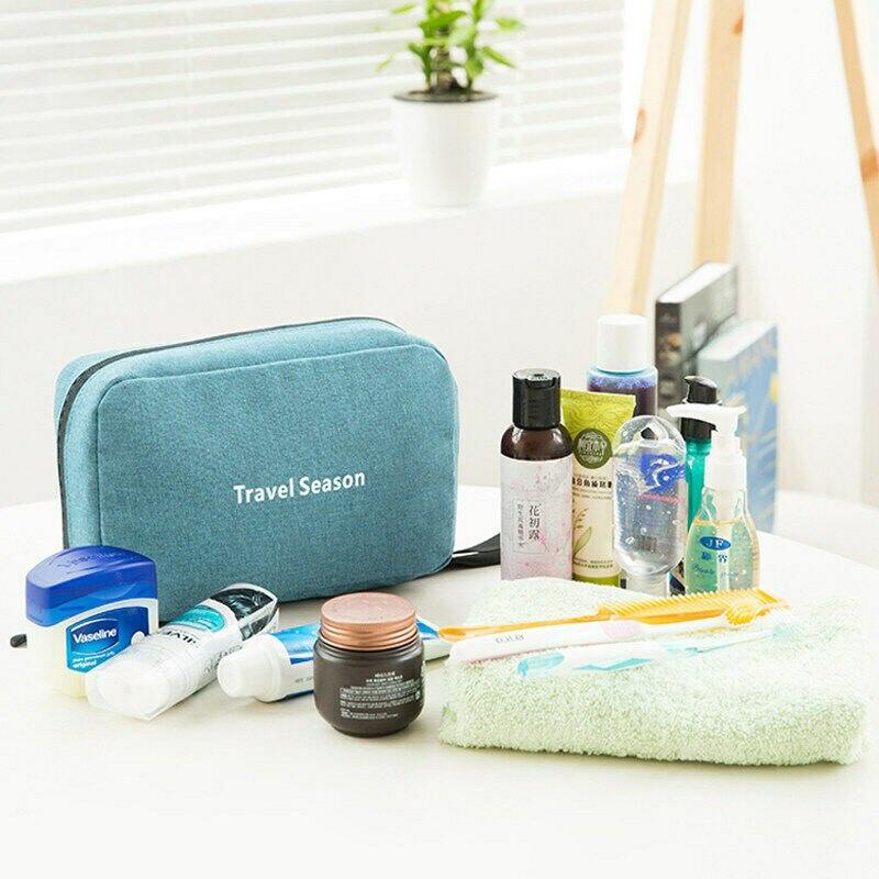 New Fashion Cosmetic Case Storage Women Makeup Bag Handle Travel Organizer Bags Artist Kit