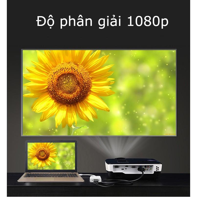 Cáp mini dp to vga, mini displayport ra vga, mini dp sang vga (đầu cái) có âm thanh