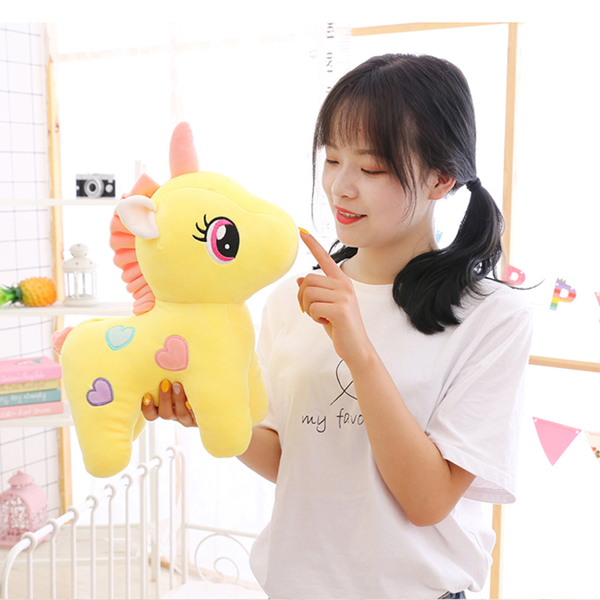 Gấu Bông Ngựa Pony (40 Cm) Gb18 (Màu Vàng)