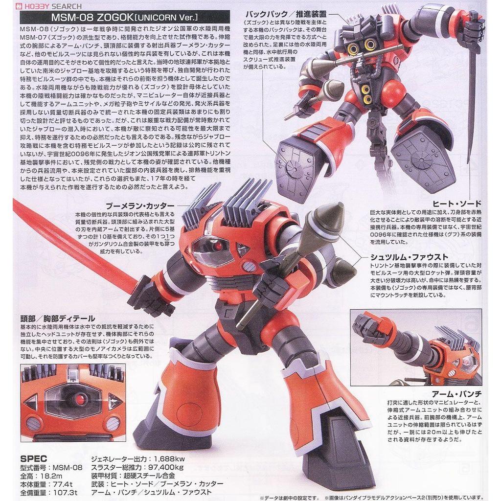 Bộ lắp ráp Gunpla 1/144 HG UC ZOGOK