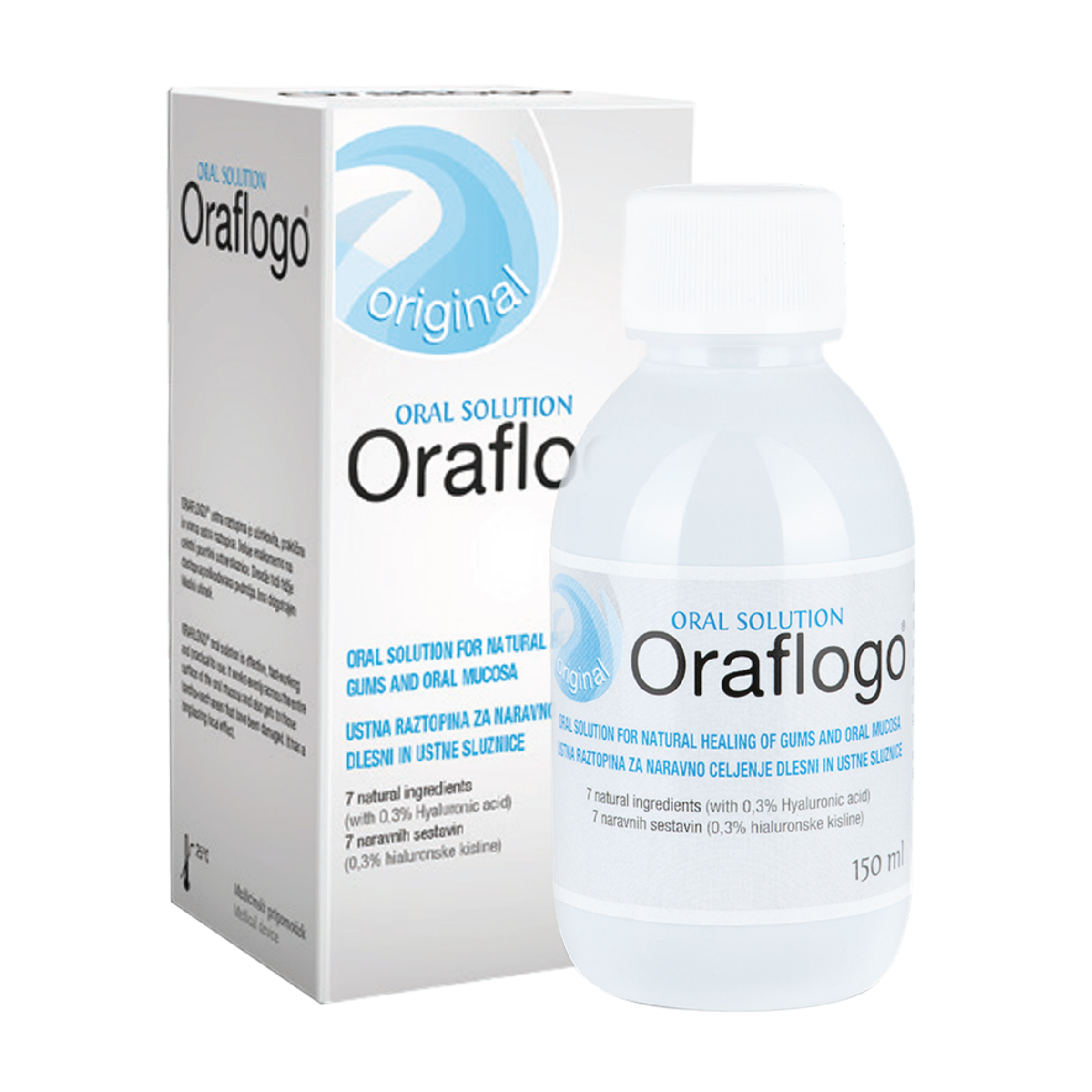 Nước súc miệng kiểm soát nhiệt miệng, sưng, viêm nướu Oraflogo Oral Solution Chai 150ml (Date 9/2023)