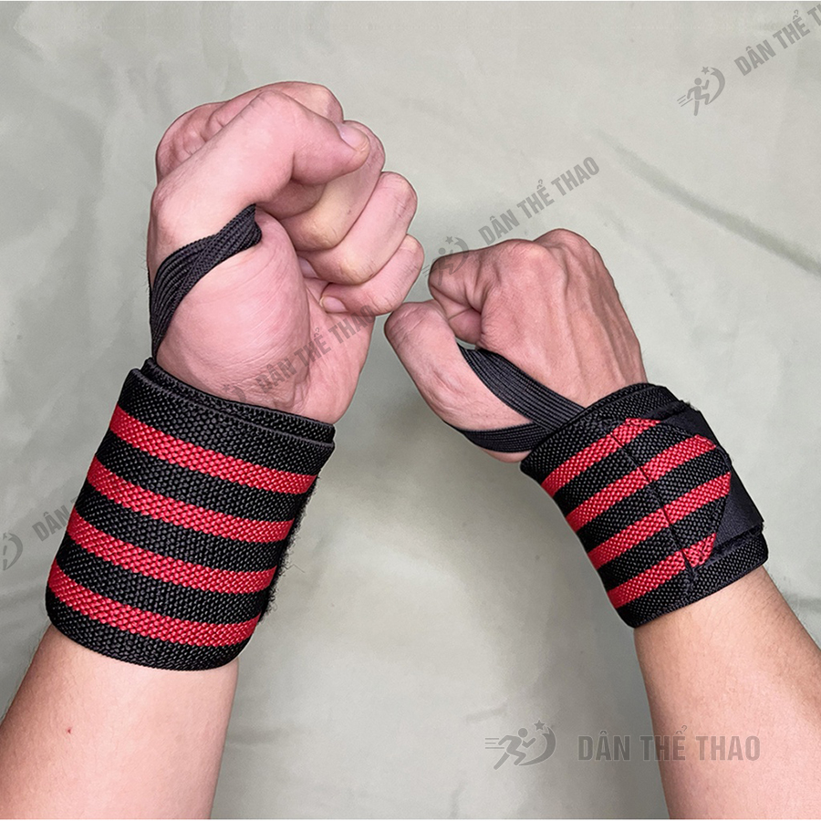 Quấn cổ tay tập gym loại 1 cao cấp - Đai bảo vệ cổ tay thể thao hỗ trợ tập xà tập tạ