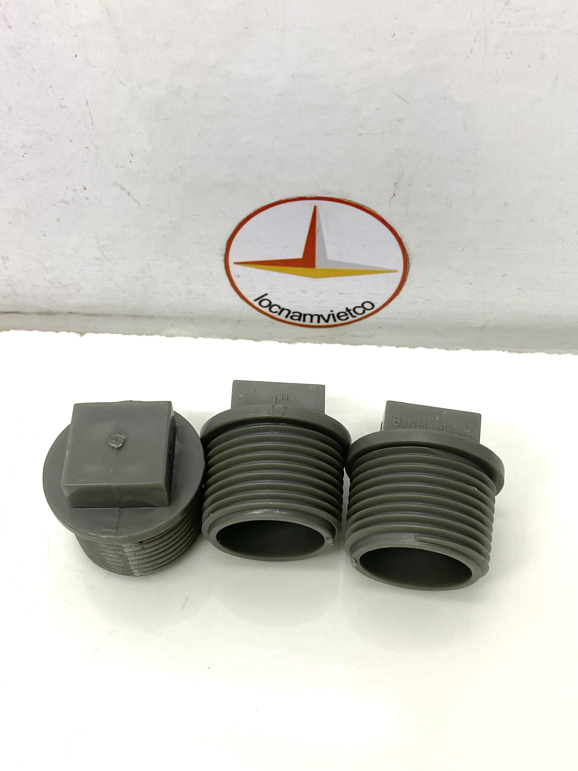 Nắp bịt ren ngoài 34 nhựa PVC Bình Minh