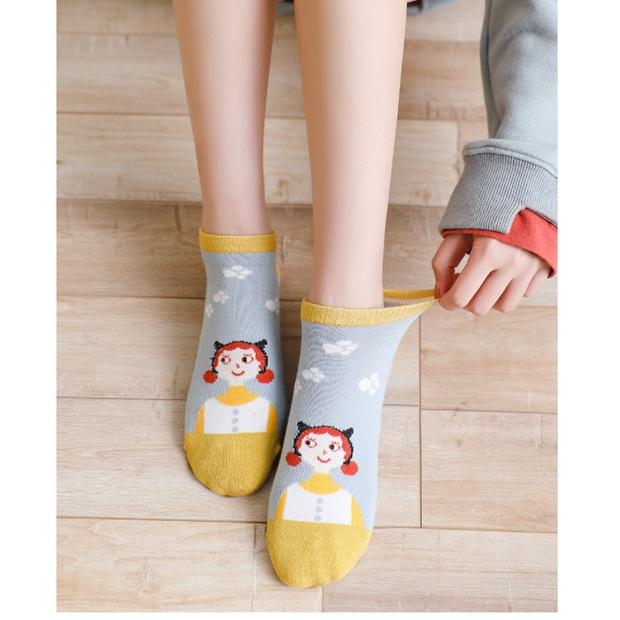 Vớ nữ tất chân nữ mùa xuân hè thu hoạt hình cô gái dễ thương VT32