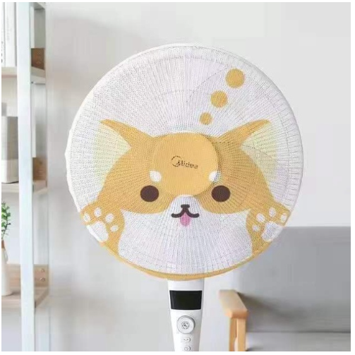 Lưới bọc quạt ngăn bụi bẩn hình thú băng thun co dãn đa năng tiện lợi cho mọi nhà GD751-BocQuat-nho