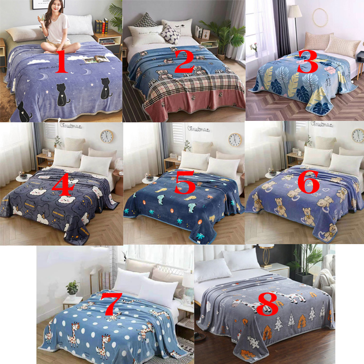 Mền lông tuyết dày dặn cao cấp kích thước đa dạng mềm mịn mùa hè, giữ ấm mùa đông dùng phòng máy lạnh dễ gấp gọn
